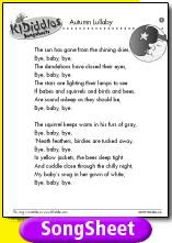 [song sheet]
