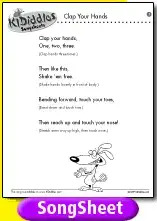 Clap Your Hands Song And Lyrics From Kididdles