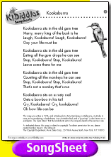[song sheet]